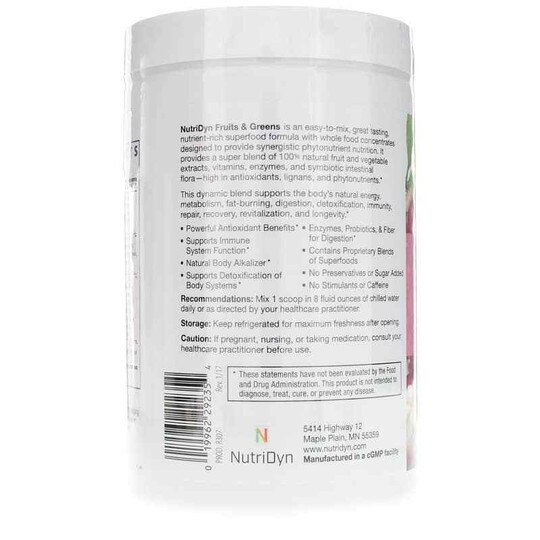 Fruits & Greens Daily Drink, ND